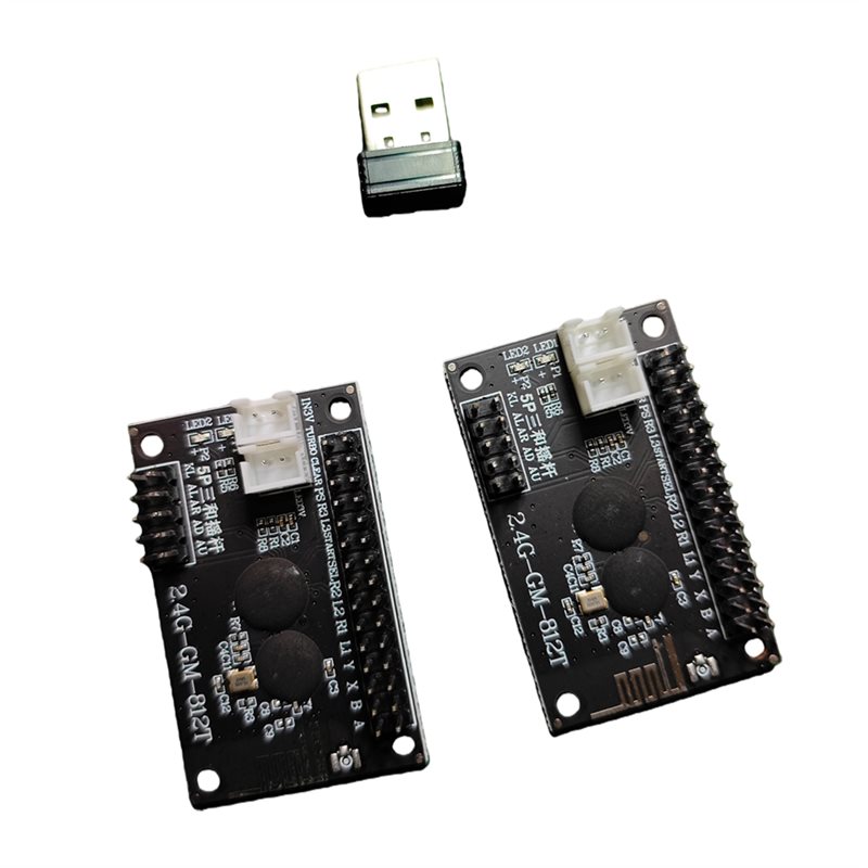 Joystick Arcade Parts - A99E-2.4G Nirkabel 2 Pemain Untuk Arcade