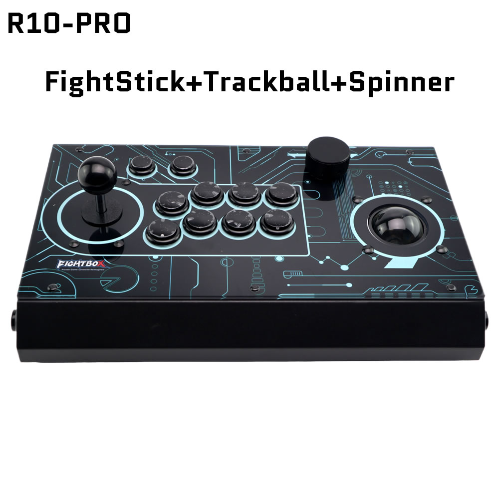 Trackball Controller Arcade - FightBox R10-PRO Arcade Fight Stick dengan