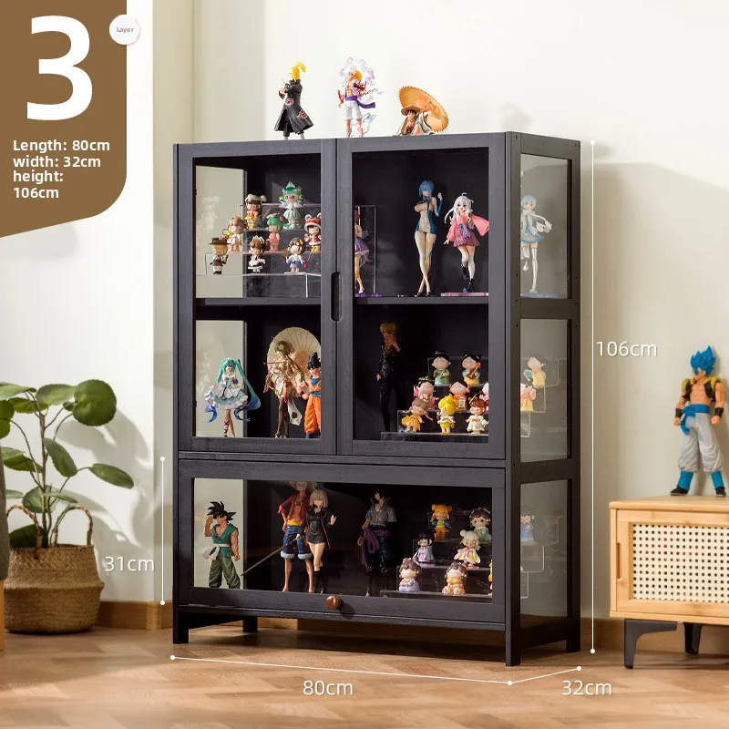 Glass Cabinet Display - Lemari Pajangan Lego Kabinet Kaca Dengan