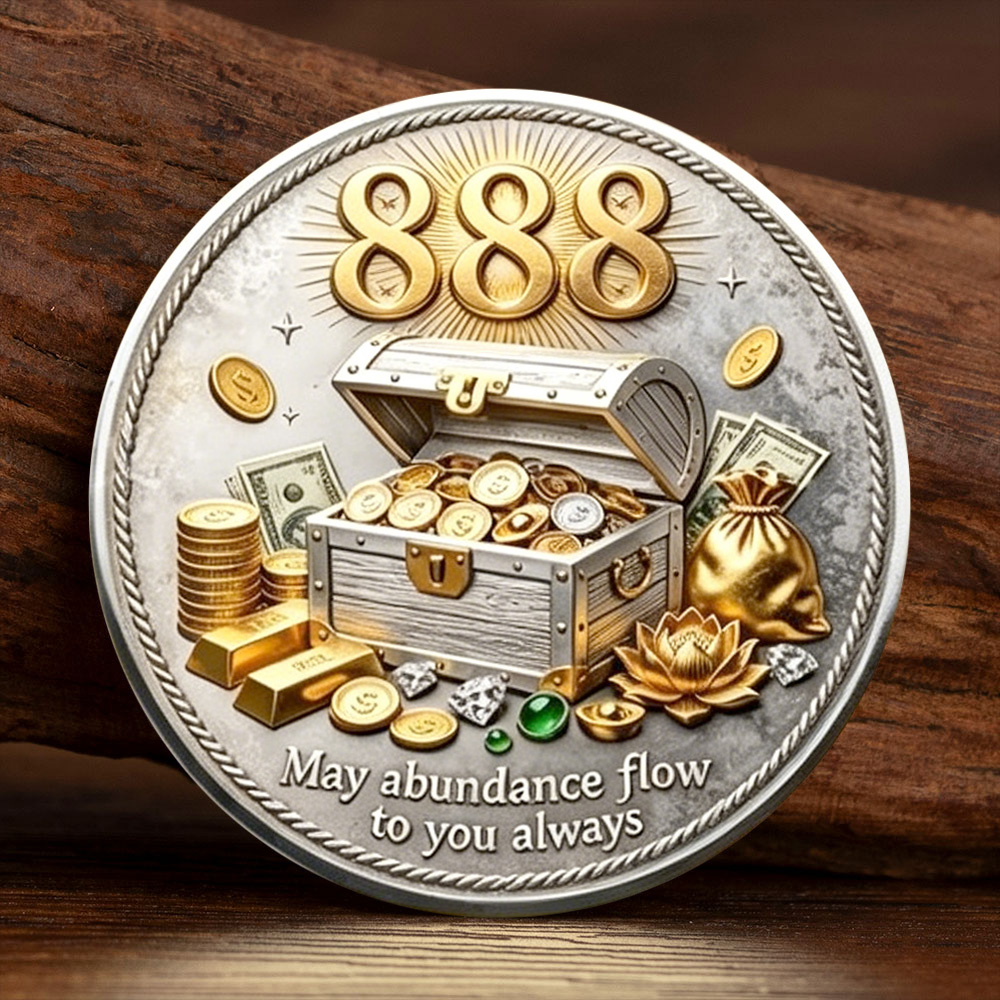 Token Coin Mechanism - Koin Koleksi Berlapis Emas Perak 2D