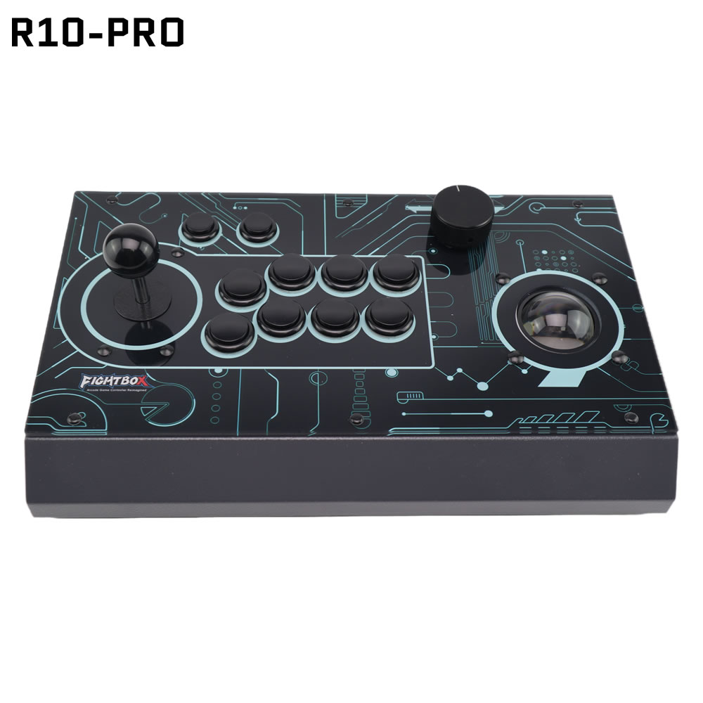 Trackball Controller Arcade - FightBox R10-PRO Arcade Fight Stick dengan