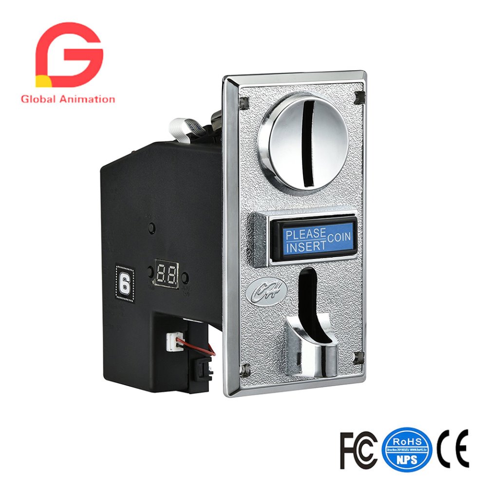 Arcade Vending & Laundry Revenue - CH-924, 4 Acceptor Mech koin Multi