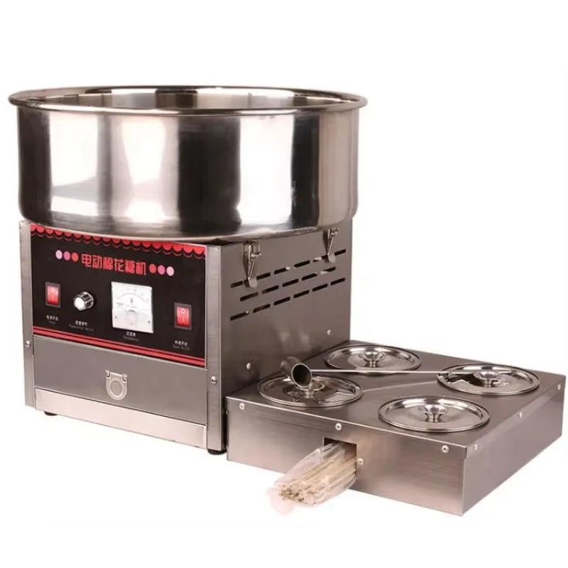 Candy Floss Machine - Mesin Pembuat Gula Kapas Otomatis Penuh