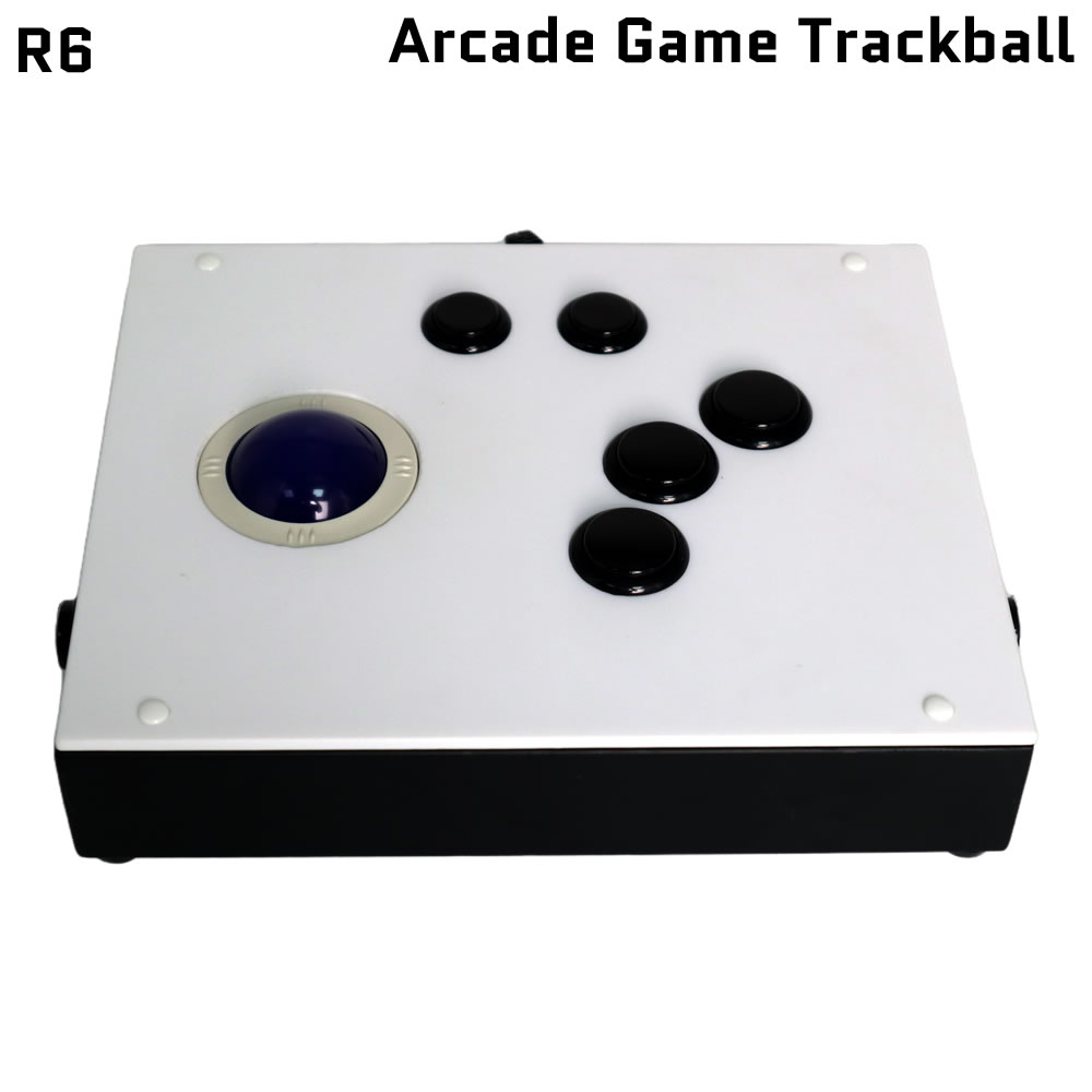Trackball Controller Arcade - Fighbox R6 USB permainan Arcade Trackball