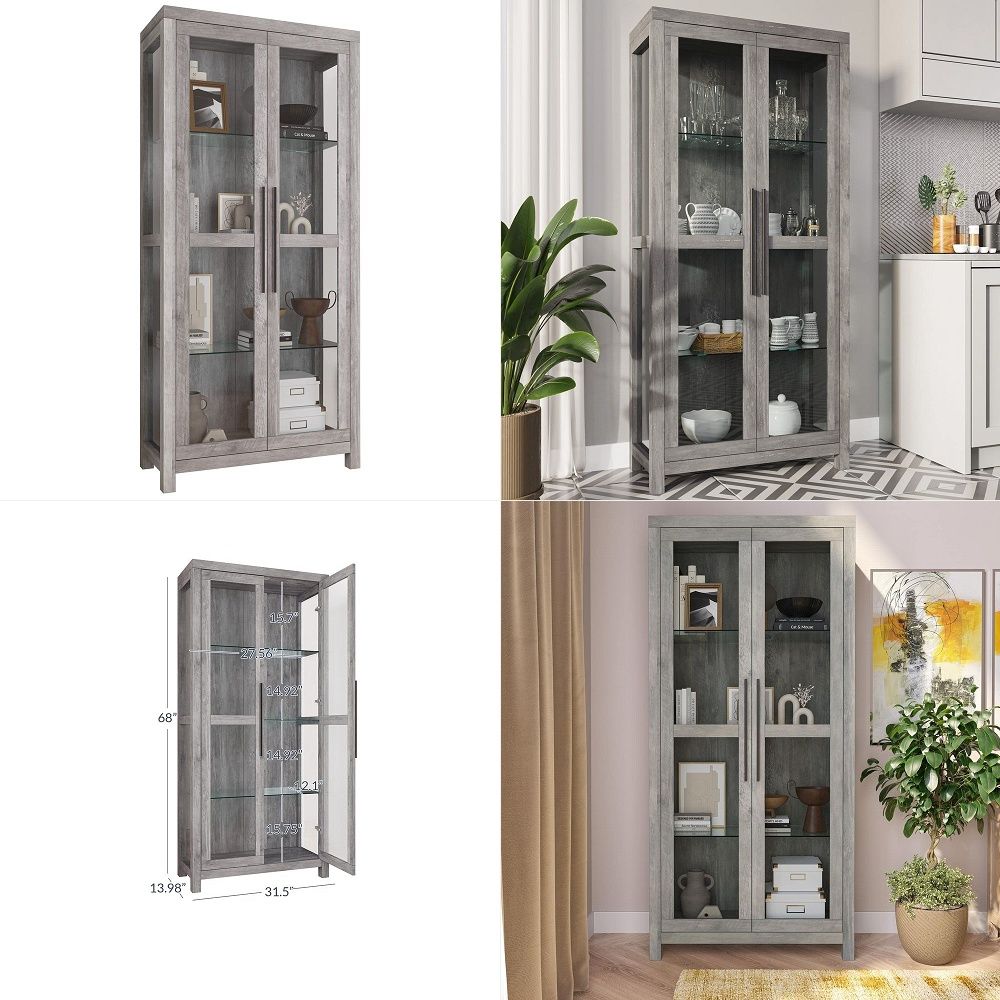 Glass Cabinet Display - Lemari Pajangan Kaca, Lemari Pajangan Tinggi
