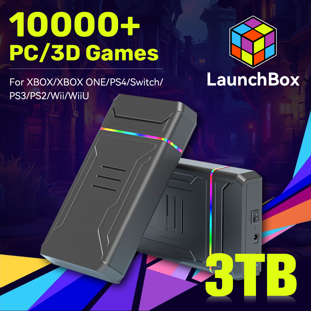 Arcade X - JMachen konsol Video Game 3TB, HDD