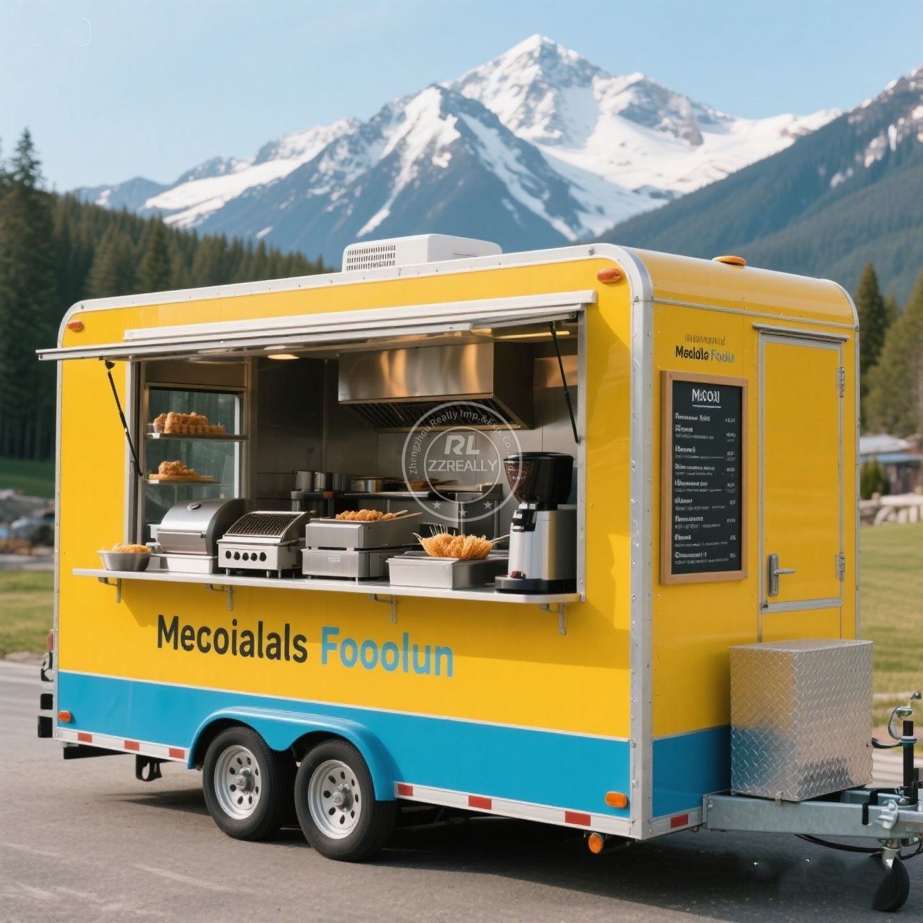 Hot Dog Vending Cart - Produsen Gerobak Makanan yang Dapat Disesuaikan,