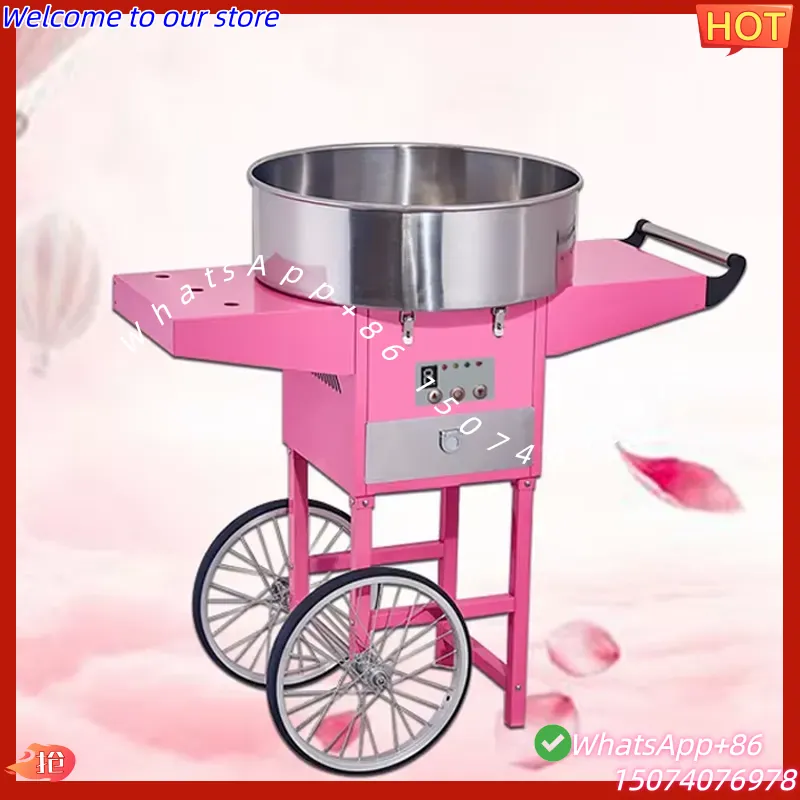 Candy Floss Machine - Mesin Pembuat Gula Kapas Otomatis Listrik