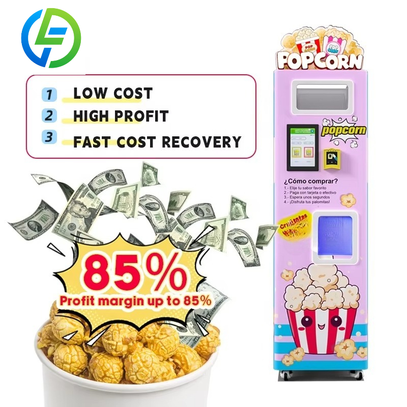 Popcorn Vending Machine - Mesin Pembuat Popcorn Otomatis dengan Manajemen