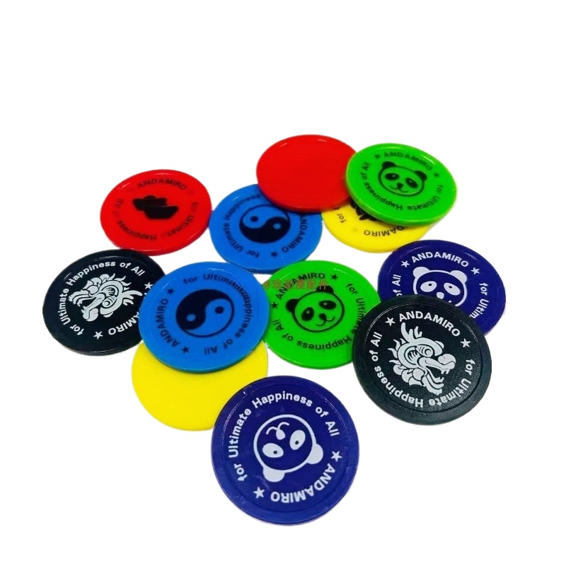 Token Coin Mechanism - 500pcs Koin Token Plastik Kustom untuk