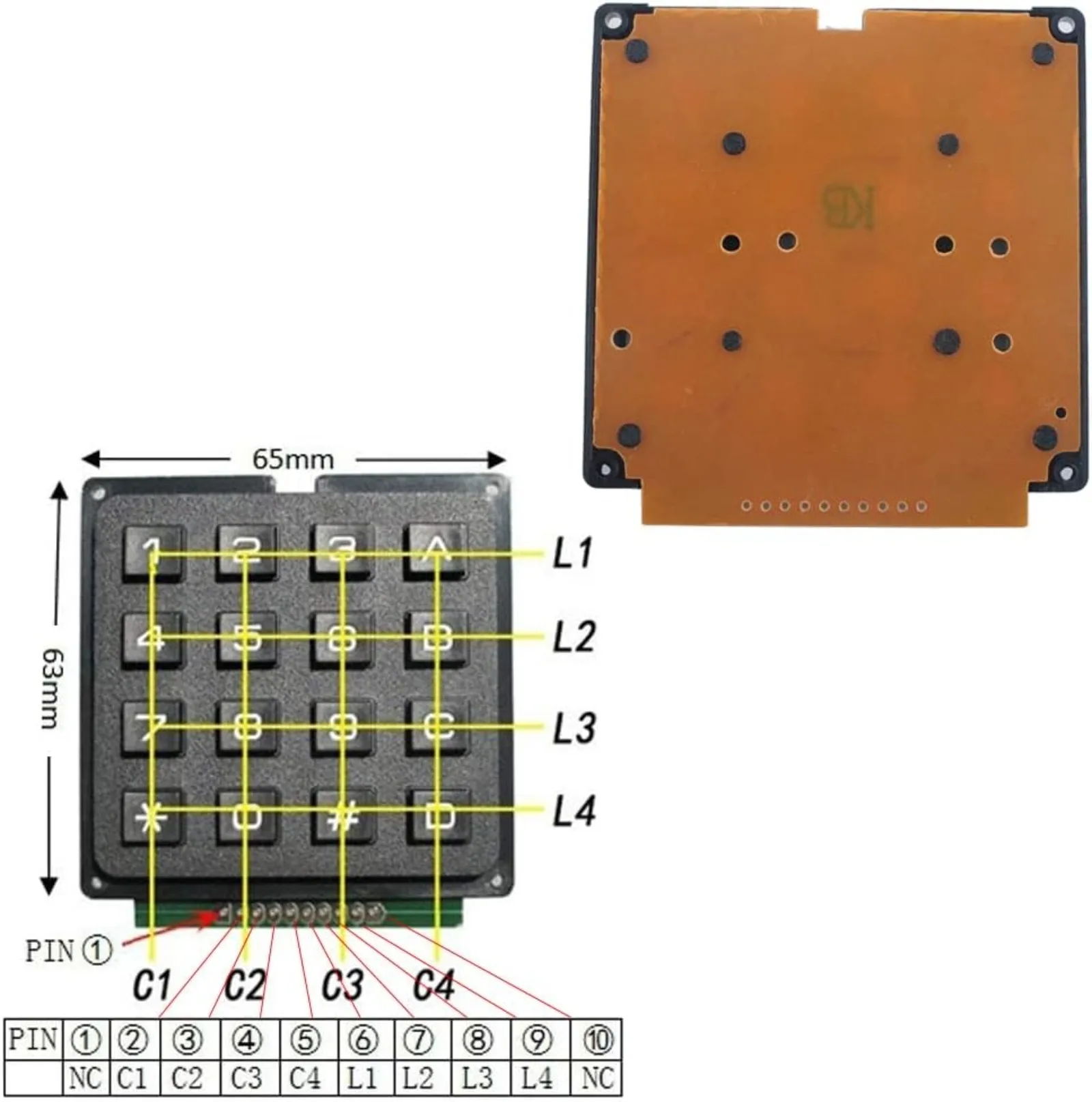 Modul Keyboard Membran Matriks - Arduino Vending Machine Project ulasan dan harga