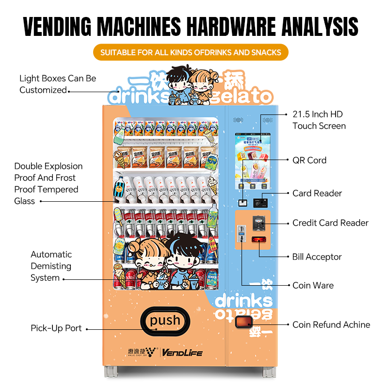 Mesin Penjual Otomatis Snack d - Popcorn Vending Machine ulasan dan harga