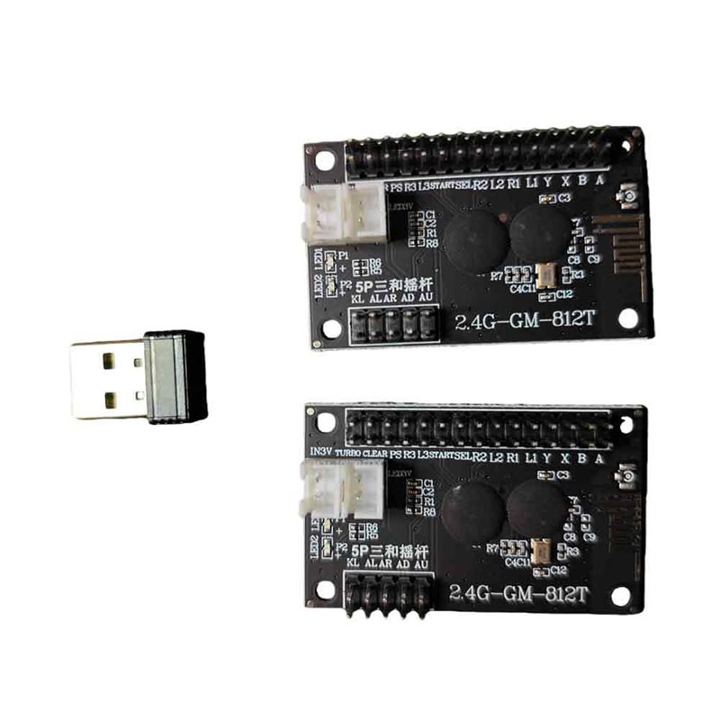A99E-2.4G Nirkabel 2 Pemain Un - Joystick Arcade Parts ulasan dan harga