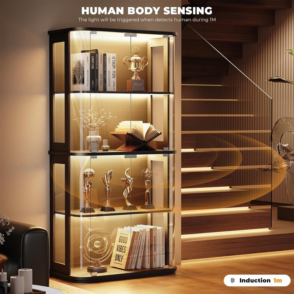 Lemari Pajangan Bulat dengan P - Glass Cabinet Display ulasan dan harga