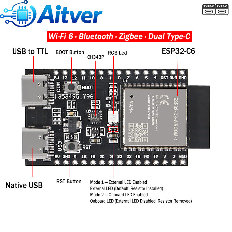Papan Pengembangan ESP32 C6 Wi - Arduino Vending Machine Project ulasan dan harga