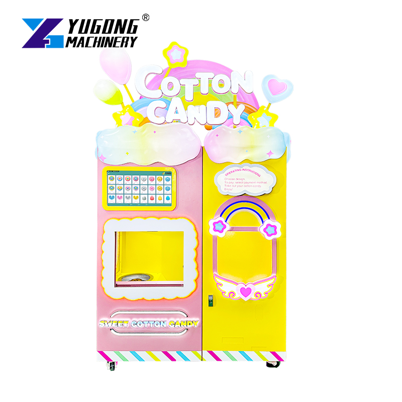 Mesin Pembuat Gula Kapas Otoma - Candy Vending Machine ulasan dan harga