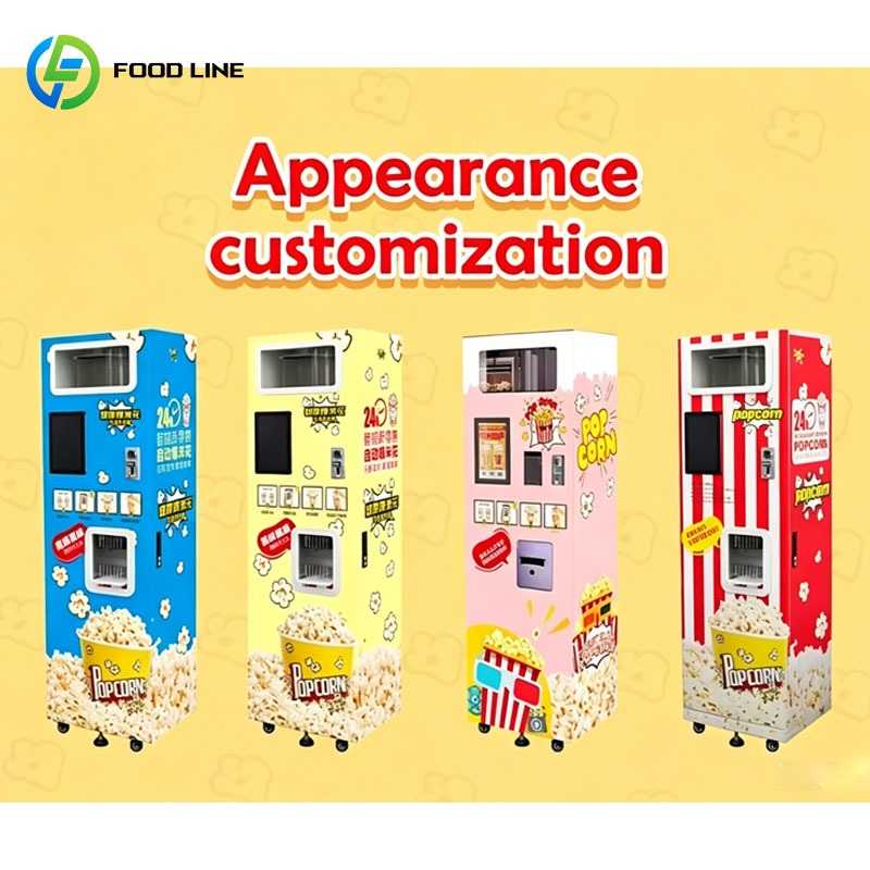 Mesin Penjual Popcorn Komersia - Popcorn Vending Machine ulasan dan harga