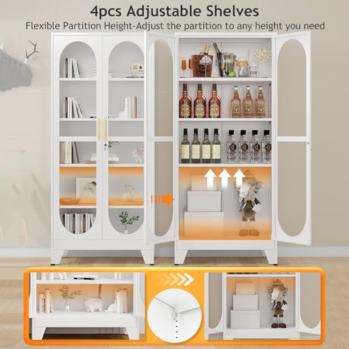 Lemari Pajangan Berpengunci Ti - Glass Cabinet Display ulasan dan harga