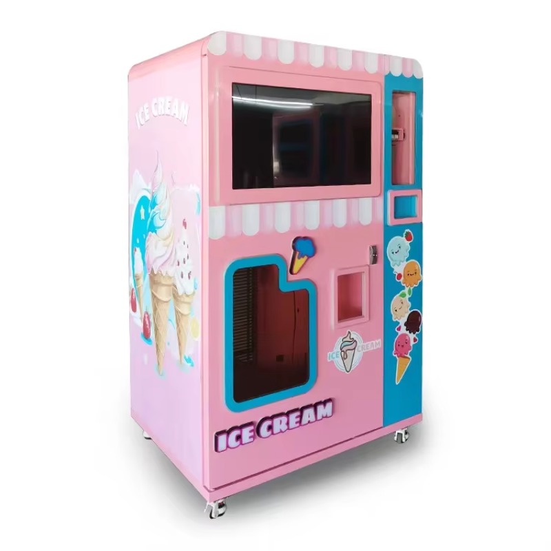Mesin Penjual Es Krim Otomatis - Vending Machine Qr Code ulasan dan harga