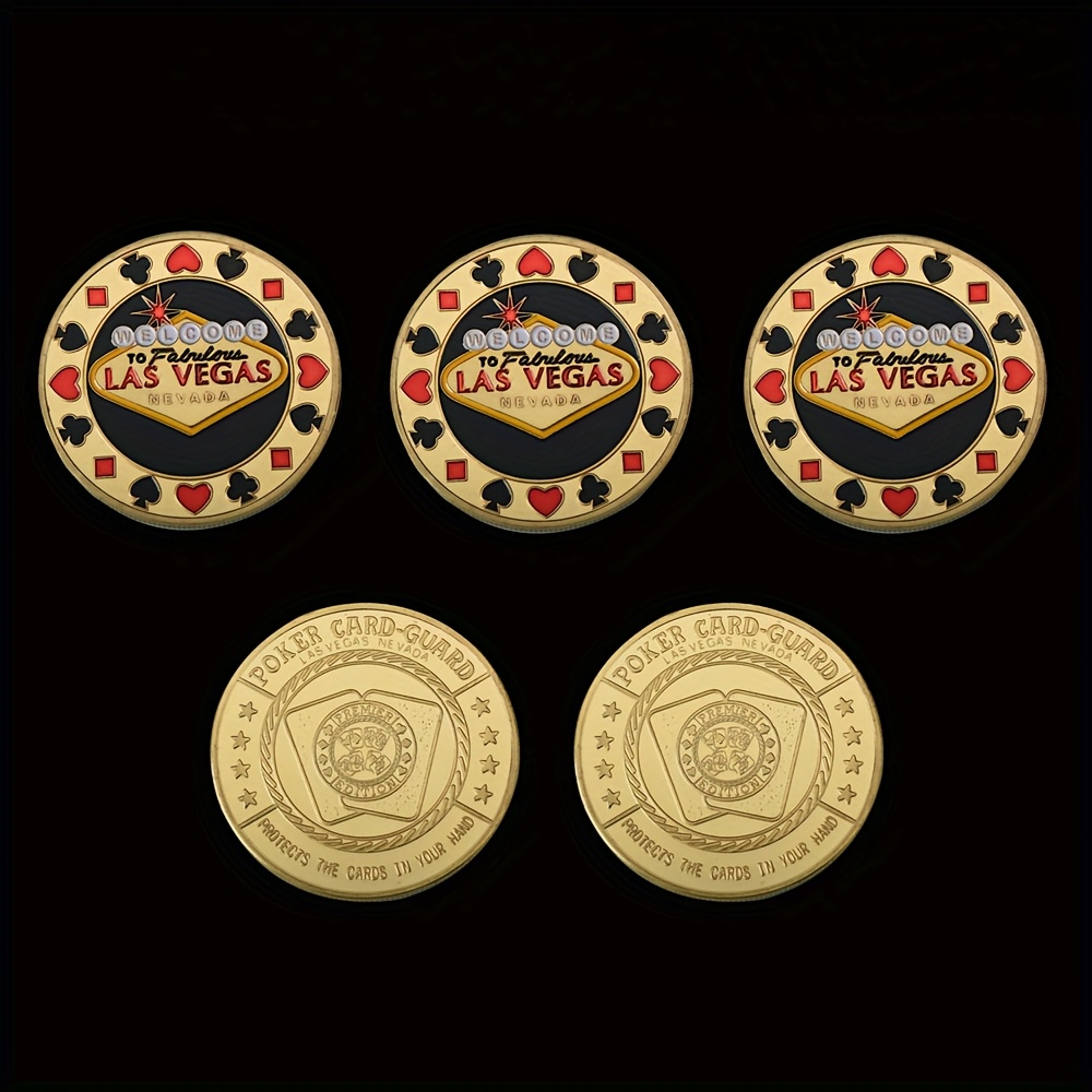 5 Buah Pelindung Kartu Poker K - Token Coin Mechanism ulasan dan harga