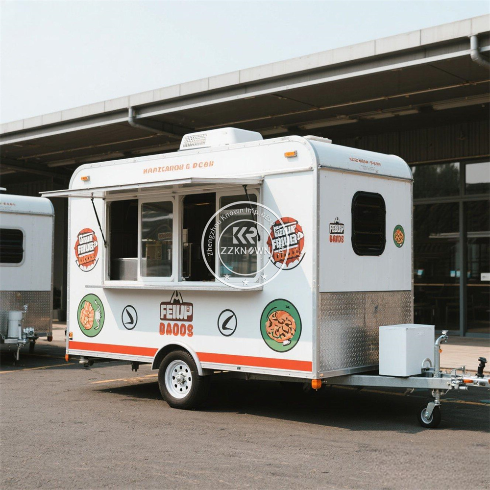 Trailer Truk Makanan Seluler K - Hot Dog Vending Cart ulasan dan harga