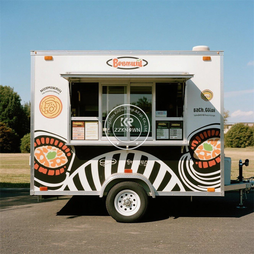 Trailer Truk Makanan Seluler K - Hot Dog Vending Cart ulasan dan harga