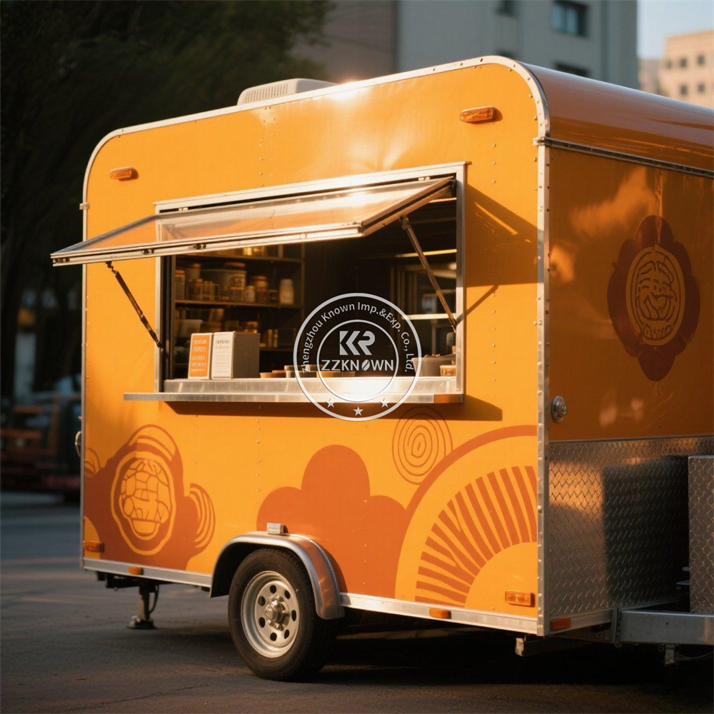 Trailer Truk Makanan Seluler K - Hot Dog Vending Cart ulasan dan harga