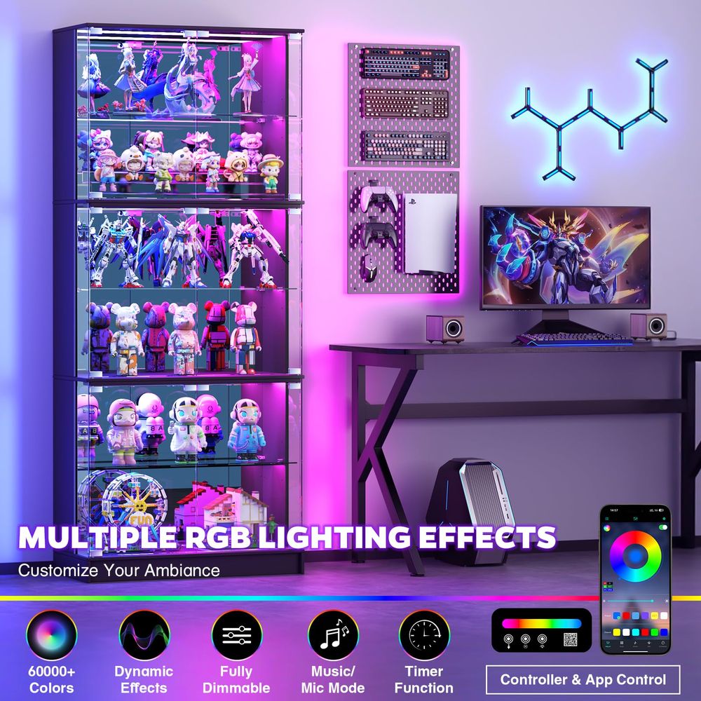 Lemari Pajangan dengan Pintu K - Glass Cabinet Display ulasan dan harga
