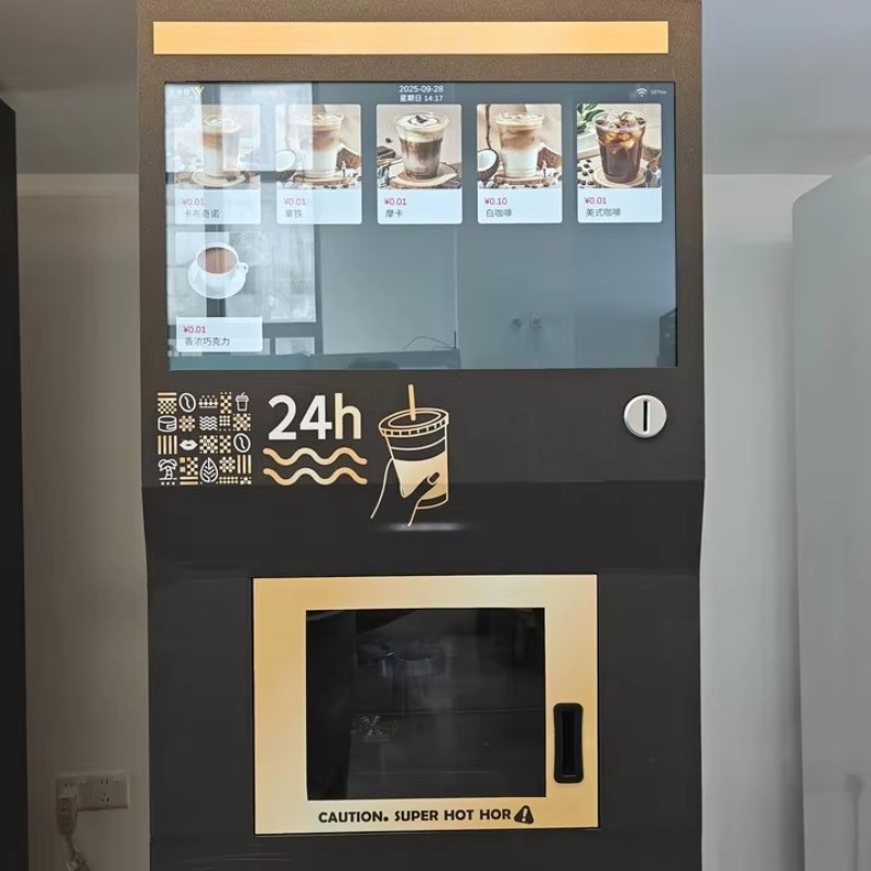 Mesin Penjual Kopi Otomatis Pe - Vending Machine Qr Code ulasan dan harga