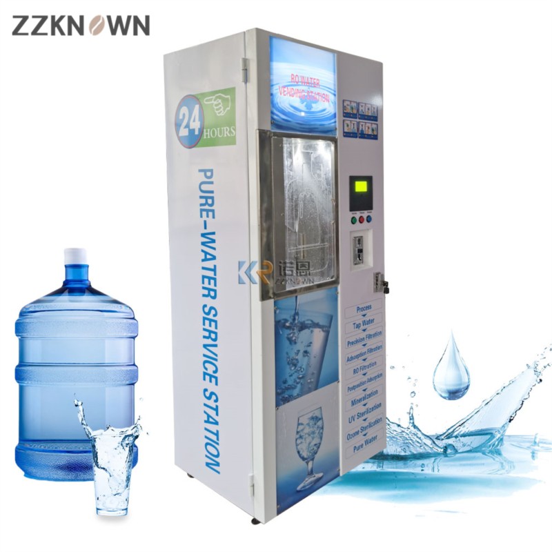 Mesin Penjual Es dan Air yang  - Vending Machine Qr Code ulasan dan harga