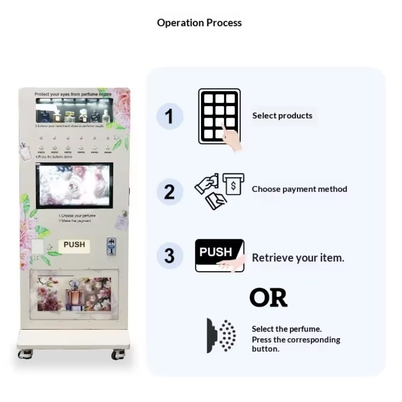 Mesin Penjual Parfum Otomatis  - Popcorn Vending Machine ulasan dan harga