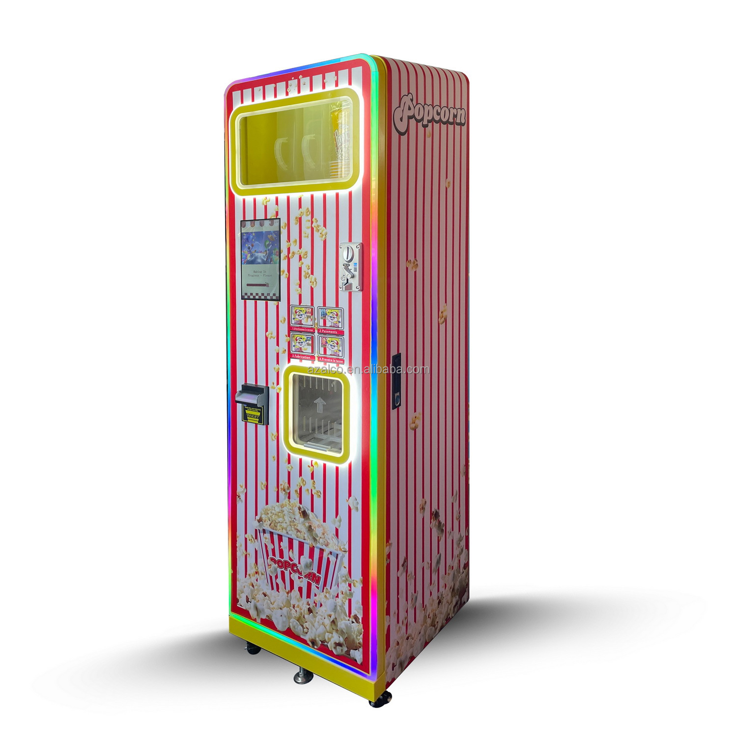 Mesin Pembuat Popcorn Komersia - Popcorn Vending Machine ulasan dan harga