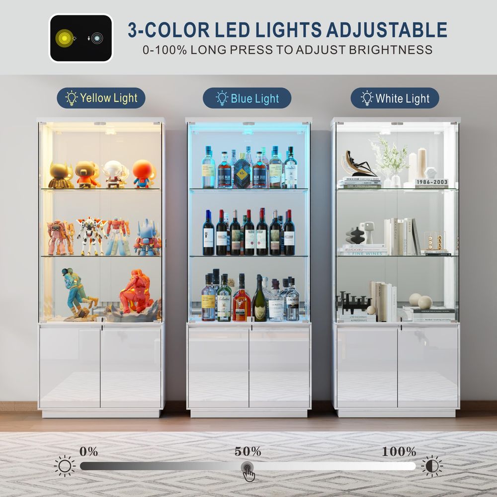 71 Lemari Pajangan dengan Pint - Glass Cabinet Display ulasan dan harga