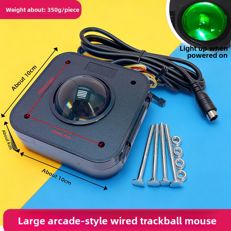 Aksesori Game Arcade Trackball - Trackball Controller Arcade ulasan dan harga
