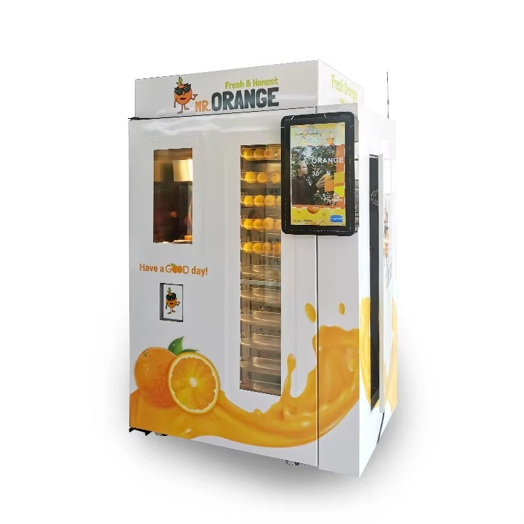 Mesin Penjual Jus Jeruk Peras  - Vending Machine Qr Code ulasan dan harga