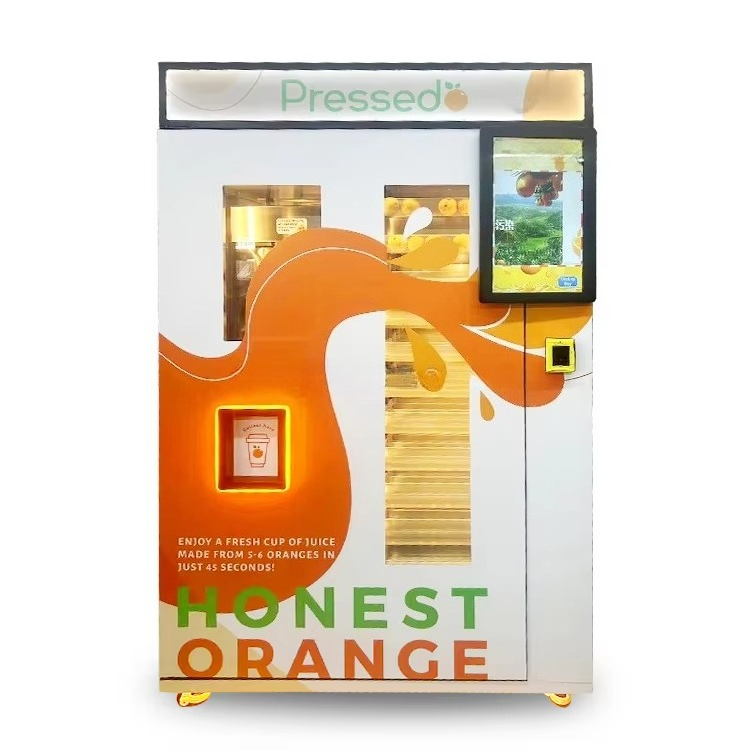 Mesin Penjual Jus Jeruk Peras  - Vending Machine Qr Code ulasan dan harga