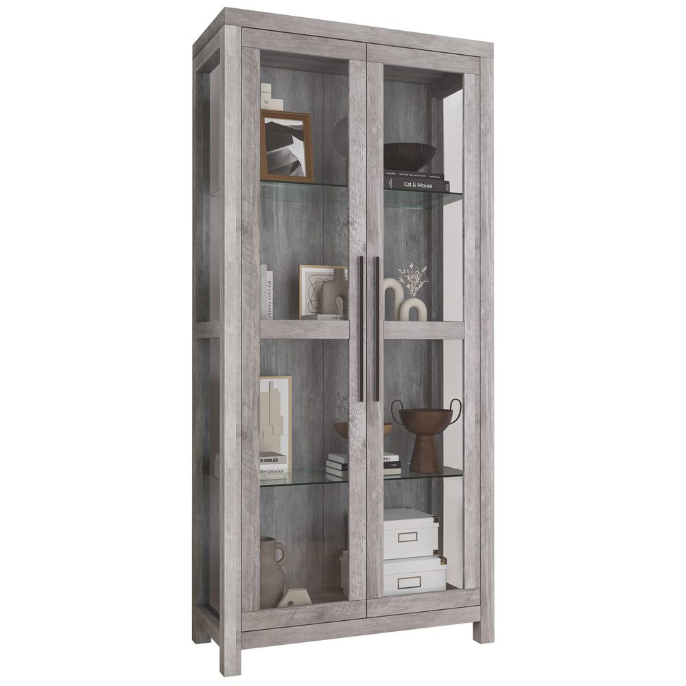 Lemari Pajangan Kaca, Lemari P - Glass Cabinet Display ulasan dan harga