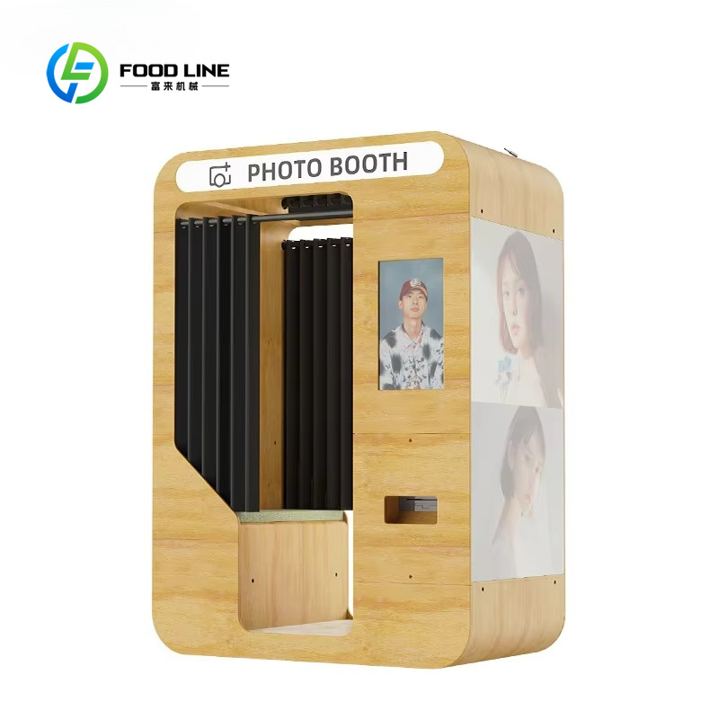 Mesin Foto Booth Portabel Kayu - Photo Booth Machine ulasan dan harga