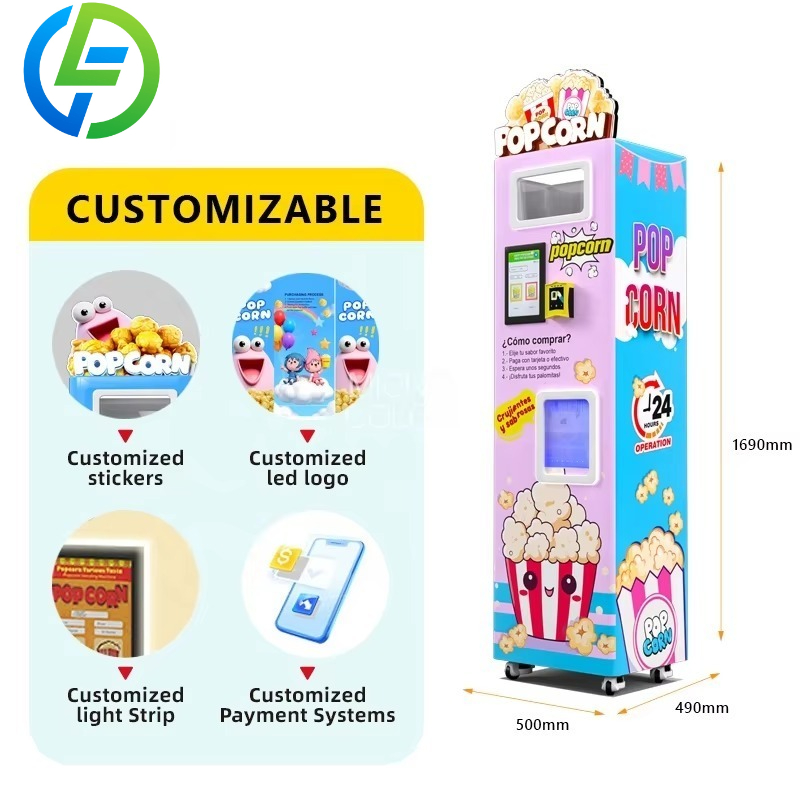 Mesin Pembuat Popcorn Otomatis - Popcorn Vending Machine ulasan dan harga