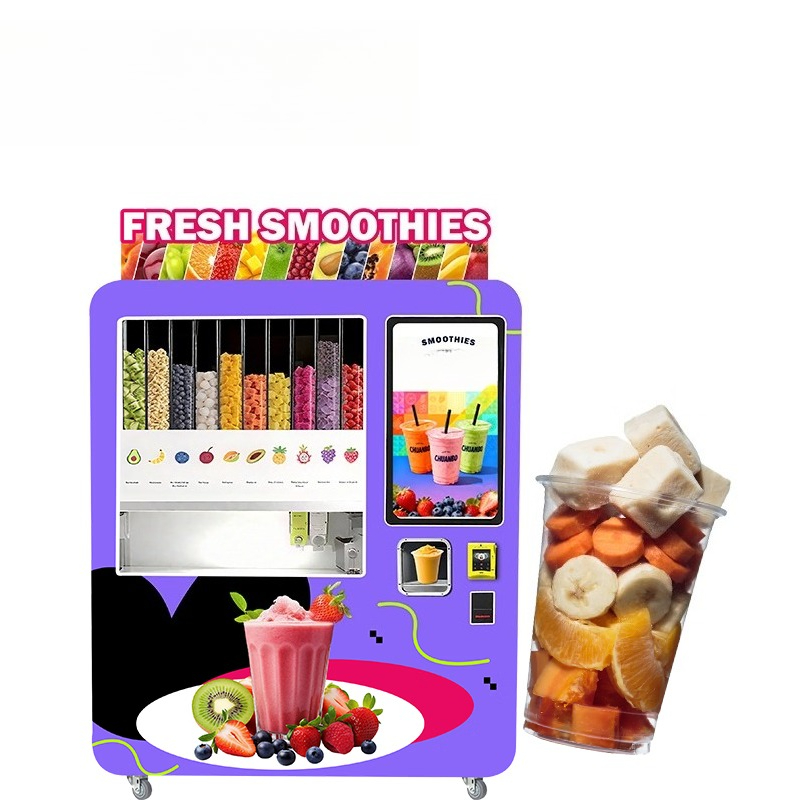 Mesin Penjual Smoothie Otomati - Vending Machine Qr Code ulasan dan harga