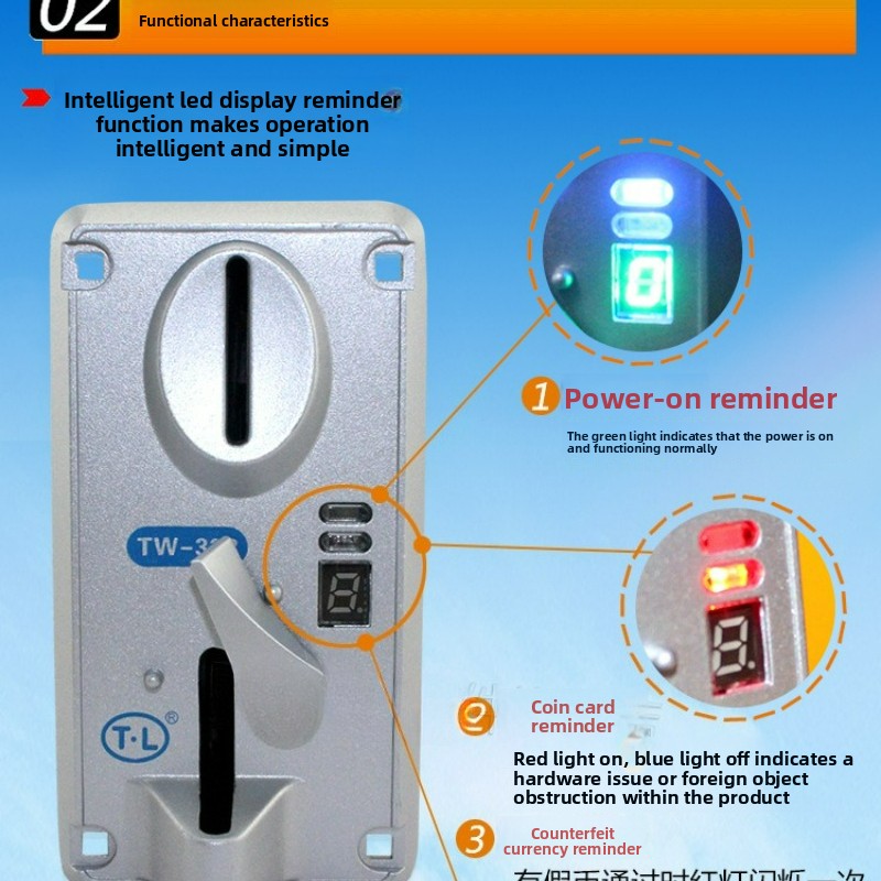 Komparator Koin TW333 Asli unt - Token Coin Mechanism ulasan dan harga