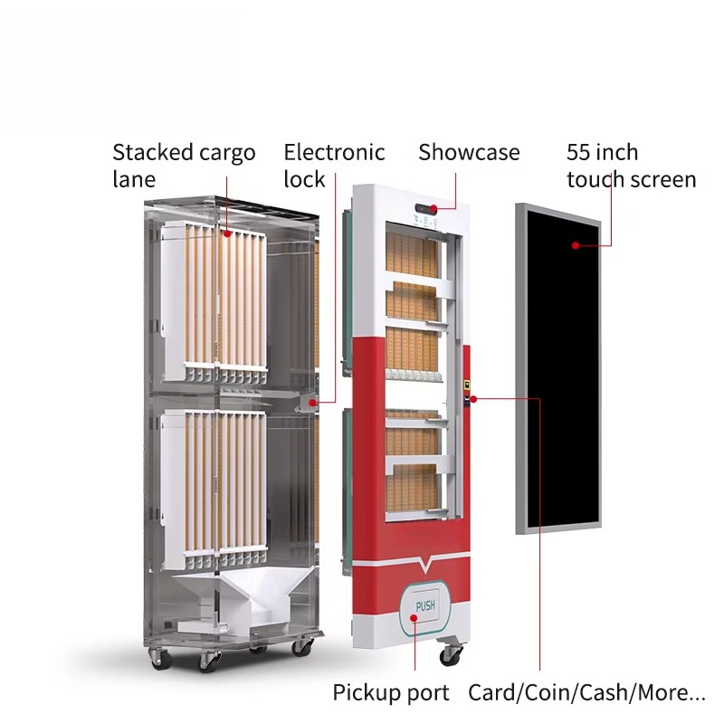 Mesin Penjual Rokok Otomatis L - Vending Machine Qr Code ulasan dan harga