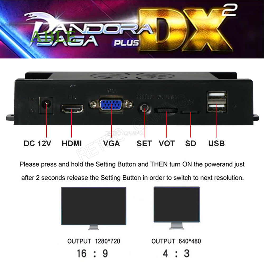 26800 dalam 1 Pandora Saga Box - Trackball Controller Arcade ulasan dan harga
