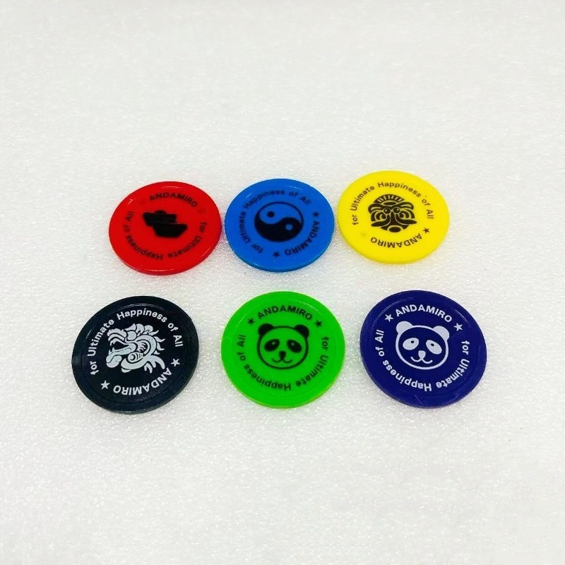 500pcs Koin Token Plastik Kust - Token Coin Mechanism ulasan dan harga